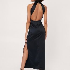 Black Nasty Gal Maxi Dress size 0